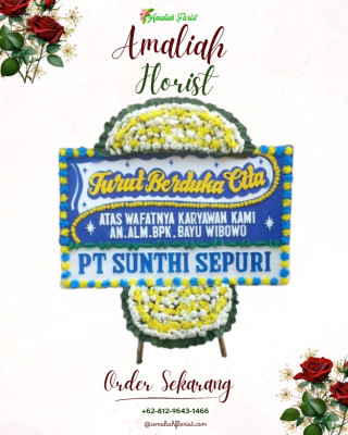Papan Bunga Duka di Cerenti