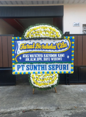 Papan Bunga Duka di Cerenti