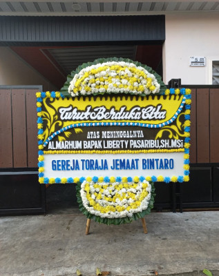 Papan Bunga Duka di Cerenti